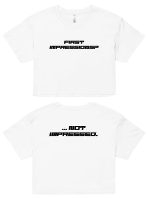 Luna Dubois - First Impressions / Not Impressed crop top