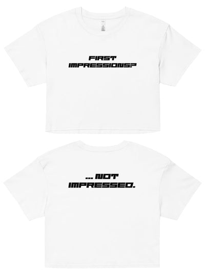 Luna Dubois - First Impressions / Not Impressed crop top