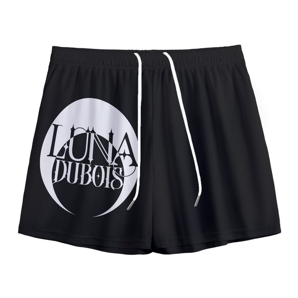 Luna Dubois - White Logo Mesh Shorts - dragqueenmerch