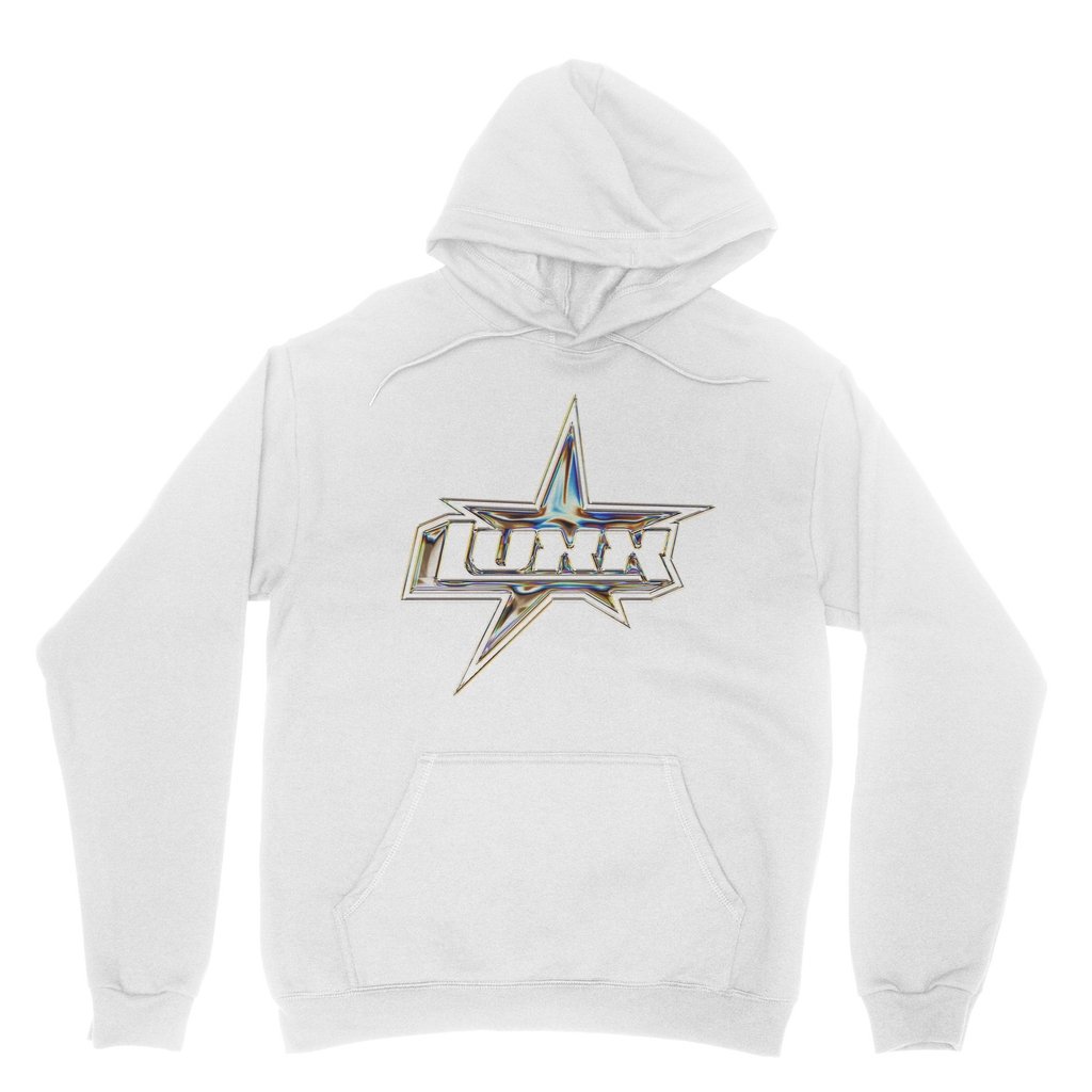 Luxx Noir London - Chrome Logo Hoodie - dragqueenmerch