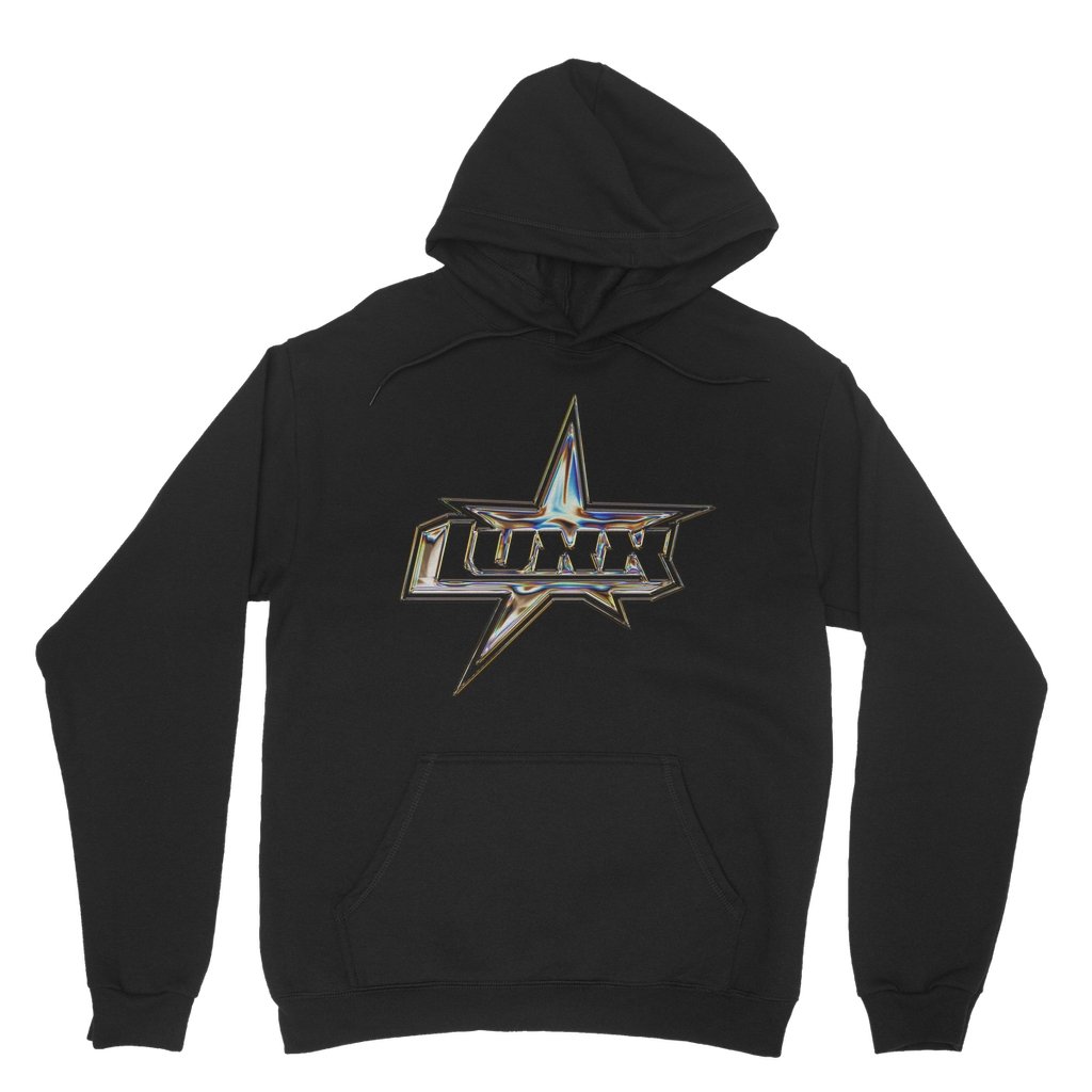 Luxx Noir London - Chrome Logo Hoodie - dragqueenmerch