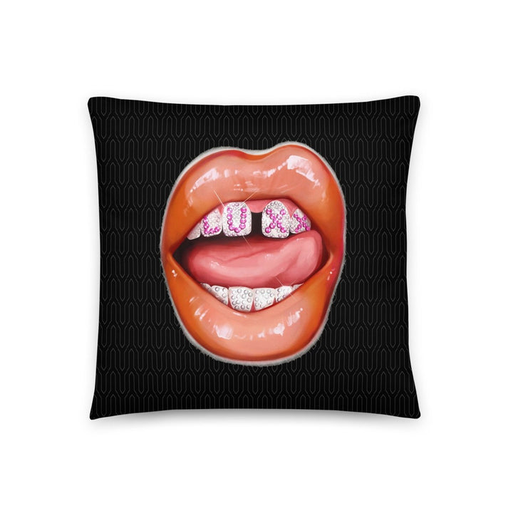 Luxx Noir London - Lips Throw Pillow - dragqueenmerch