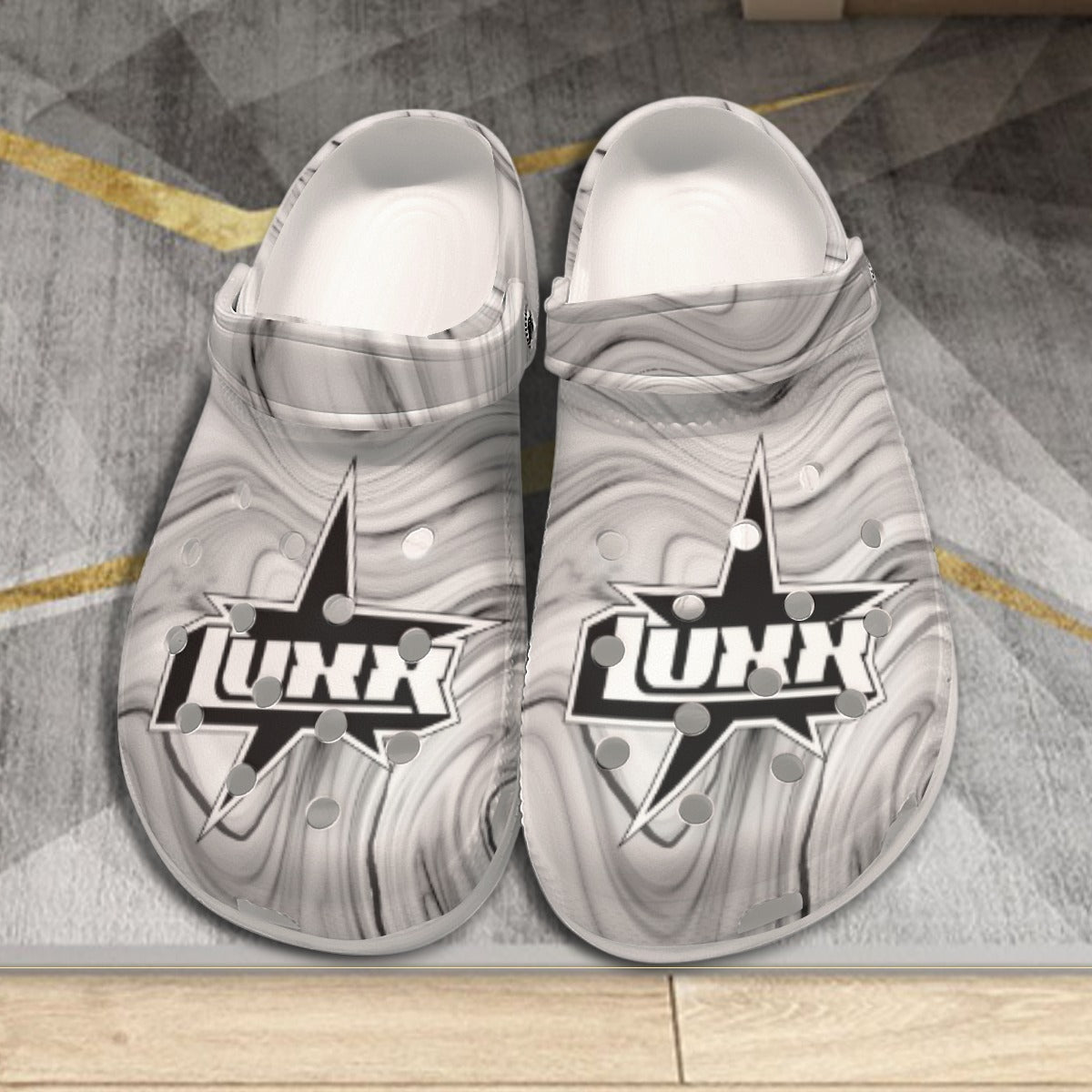 Luxx Noir London - Logo Unisex Clog Sandals - dragqueenmerch