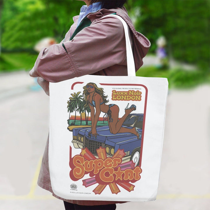 Luxx Noir London - Super C*nt Jumbo Tote Bag - dragqueenmerch