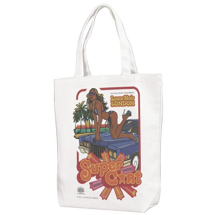 Luxx Noir London - Super C*nt Jumbo Tote Bag - dragqueenmerch