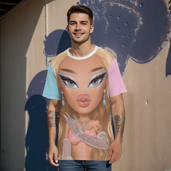 M1SS JADE SO 'enTRANS' All-Over Print Tee - dragqueenmerch