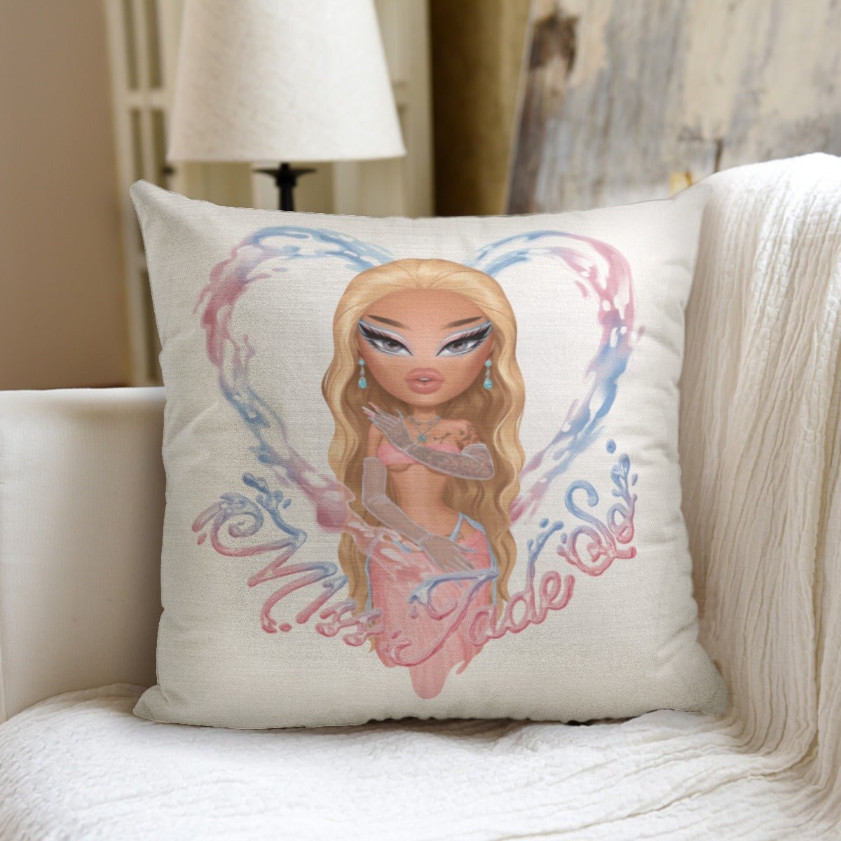 M1SS JADE SO 'enTRANS' Pillow - dragqueenmerch