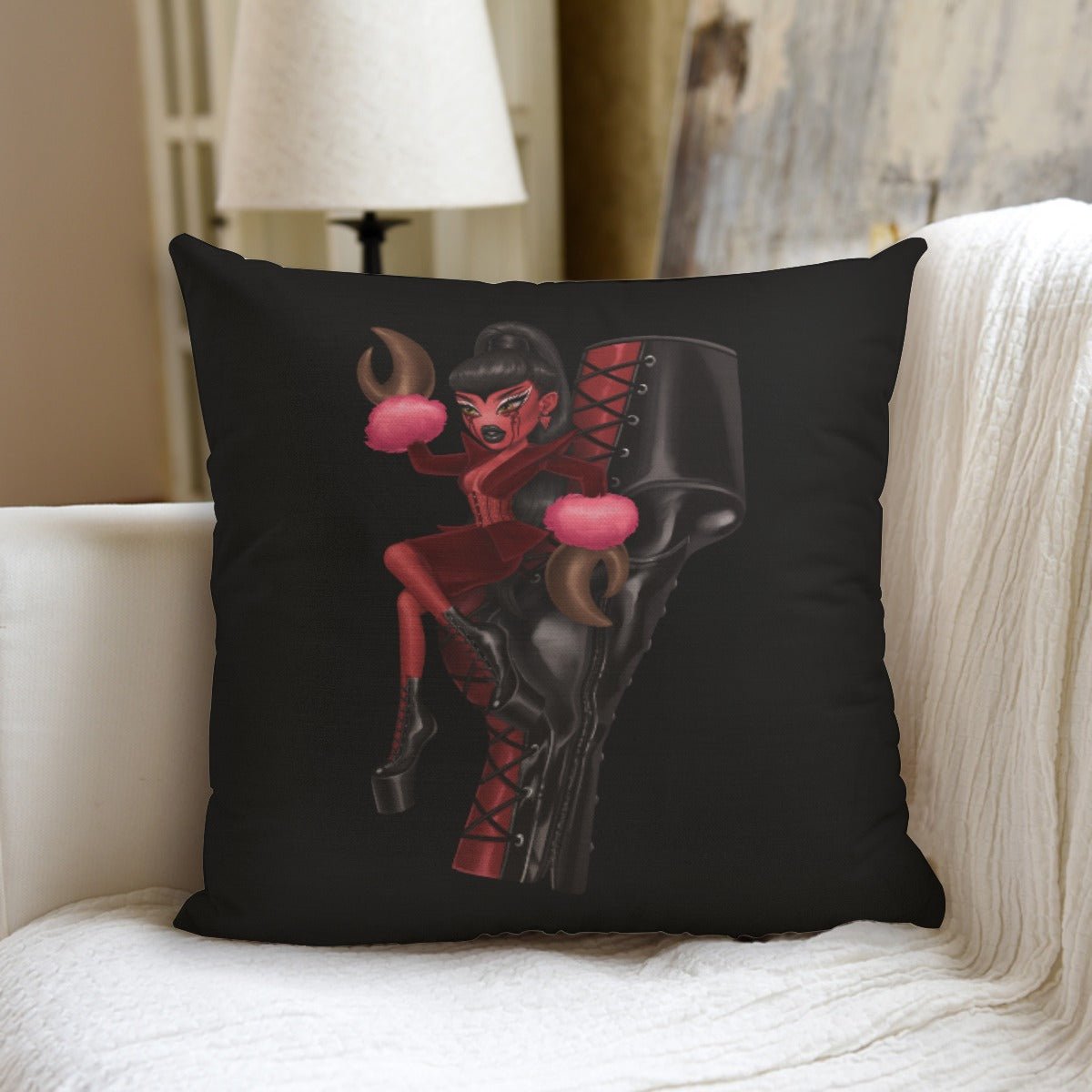 M1SS JADE SO - HER THROW PILLOW - dragqueenmerch