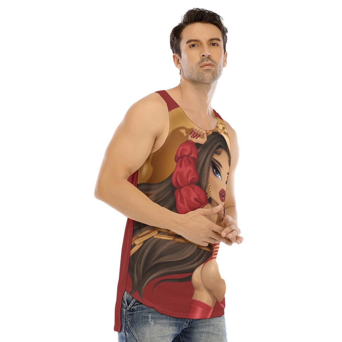 M1SS JADE SO - POWER TOP NA BRATZY All Over Print Tank Top - dragqueenmerch