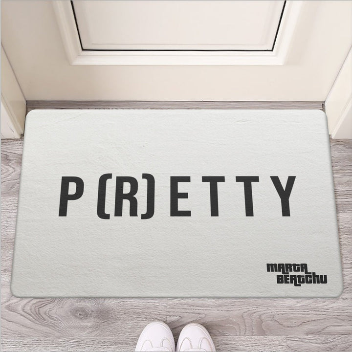 Marta Beatchu - P{R}ETTY Rubber Door Mat - dragqueenmerch