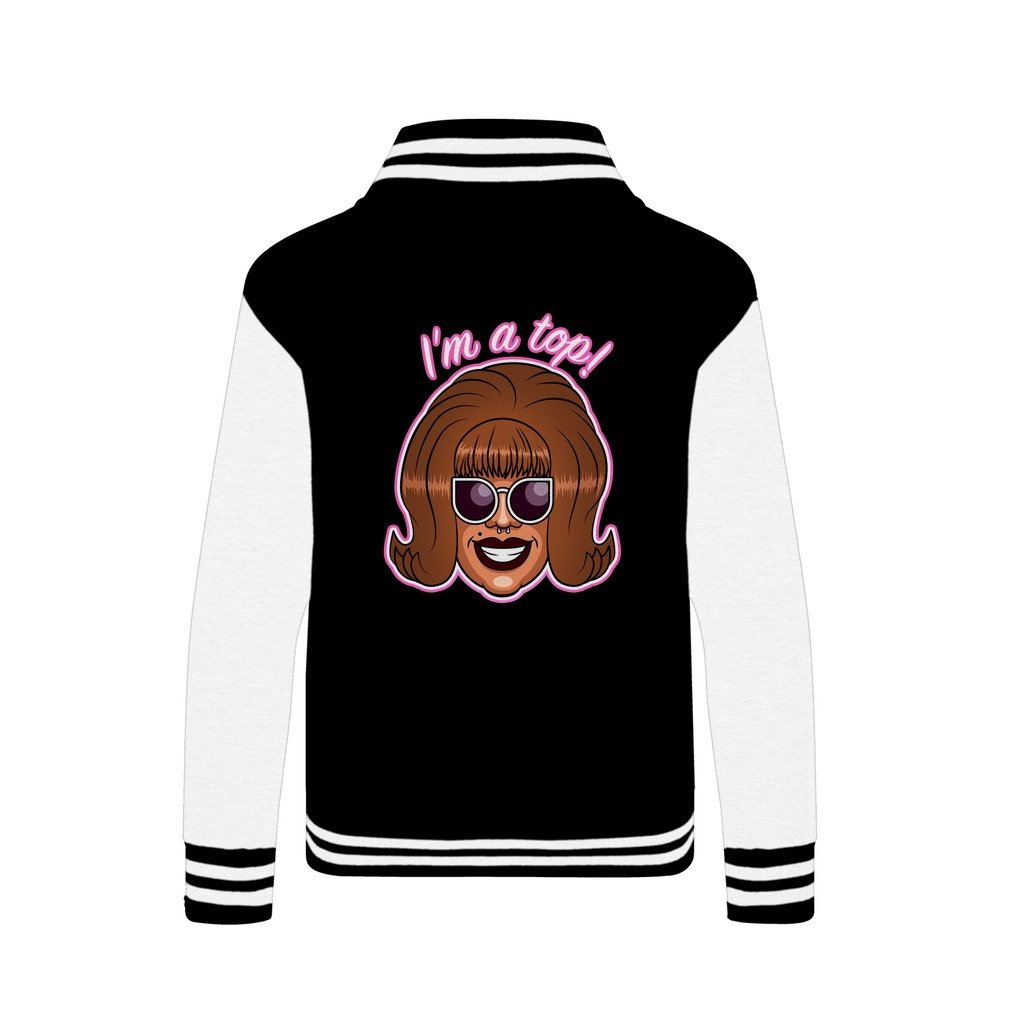 MEATBALL "IM A TOP" Varsity Jacket - dragqueenmerch