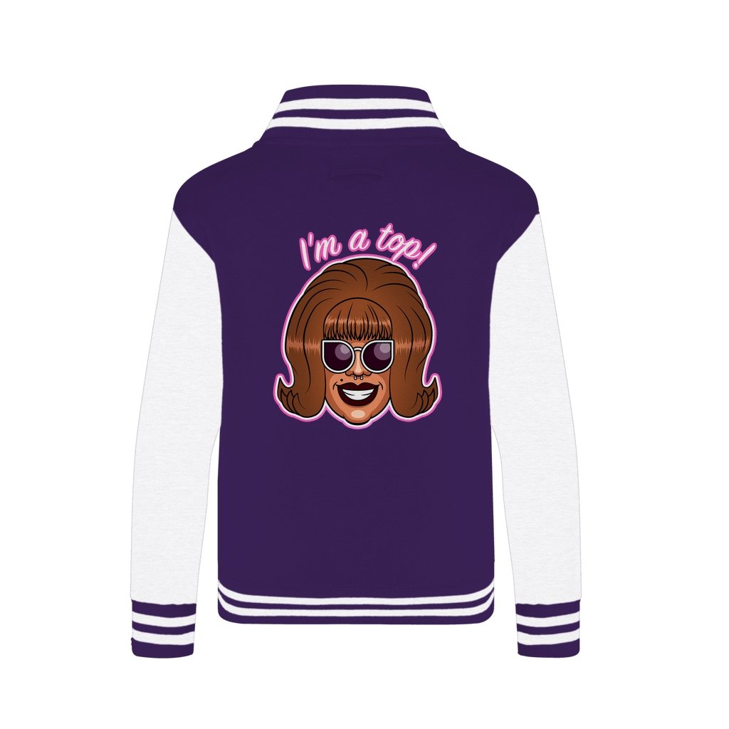 MEATBALL "IM A TOP" Varsity Jacket - dragqueenmerch