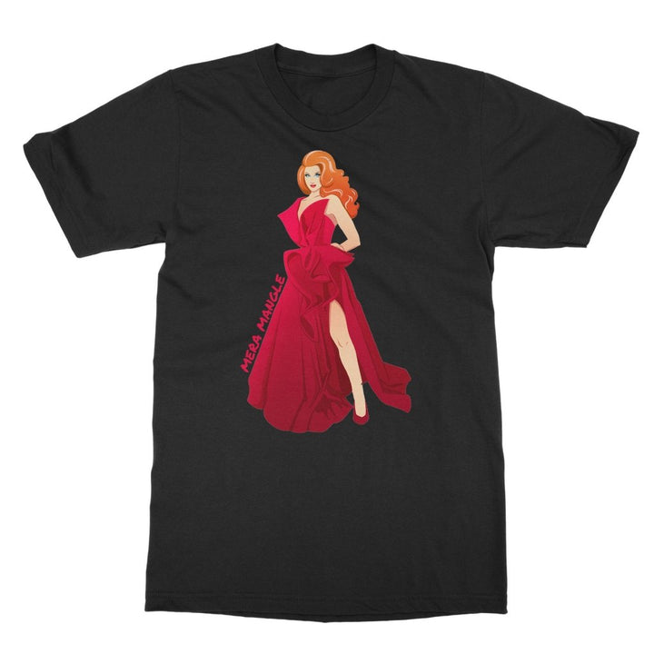 Mera Mangle - Red Cut T-Shirt - dragqueenmerch