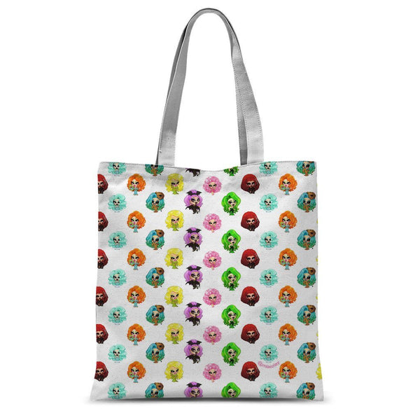 MIA E Z'LAY "CARTOON STICKERS" TOTE BAG