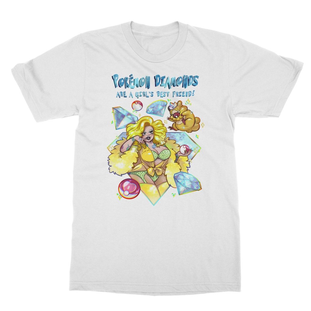 MIA E Z'LAY - "POKEMON DIAMONDS" - T-SHIRT - dragqueenmerch