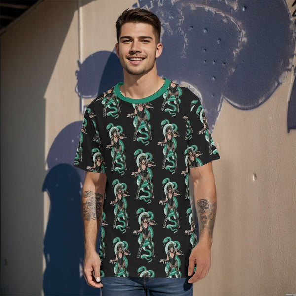 Michael Marouli - MTQ Pattern All Over Print T-Shirt - dragqueenmerch