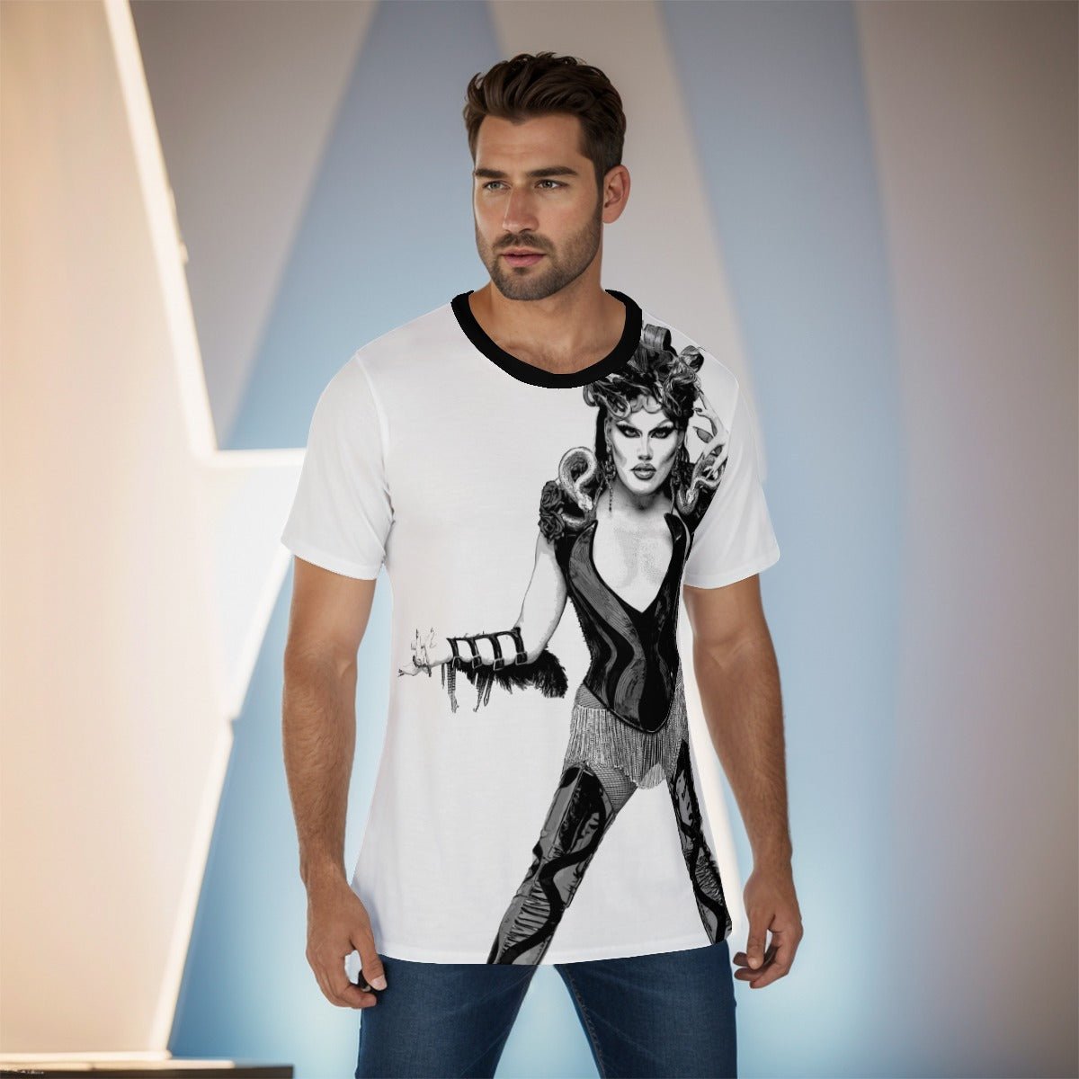 Michael Marouli - MTQ Tonal All-Over Print T-Shirt - dragqueenmerch