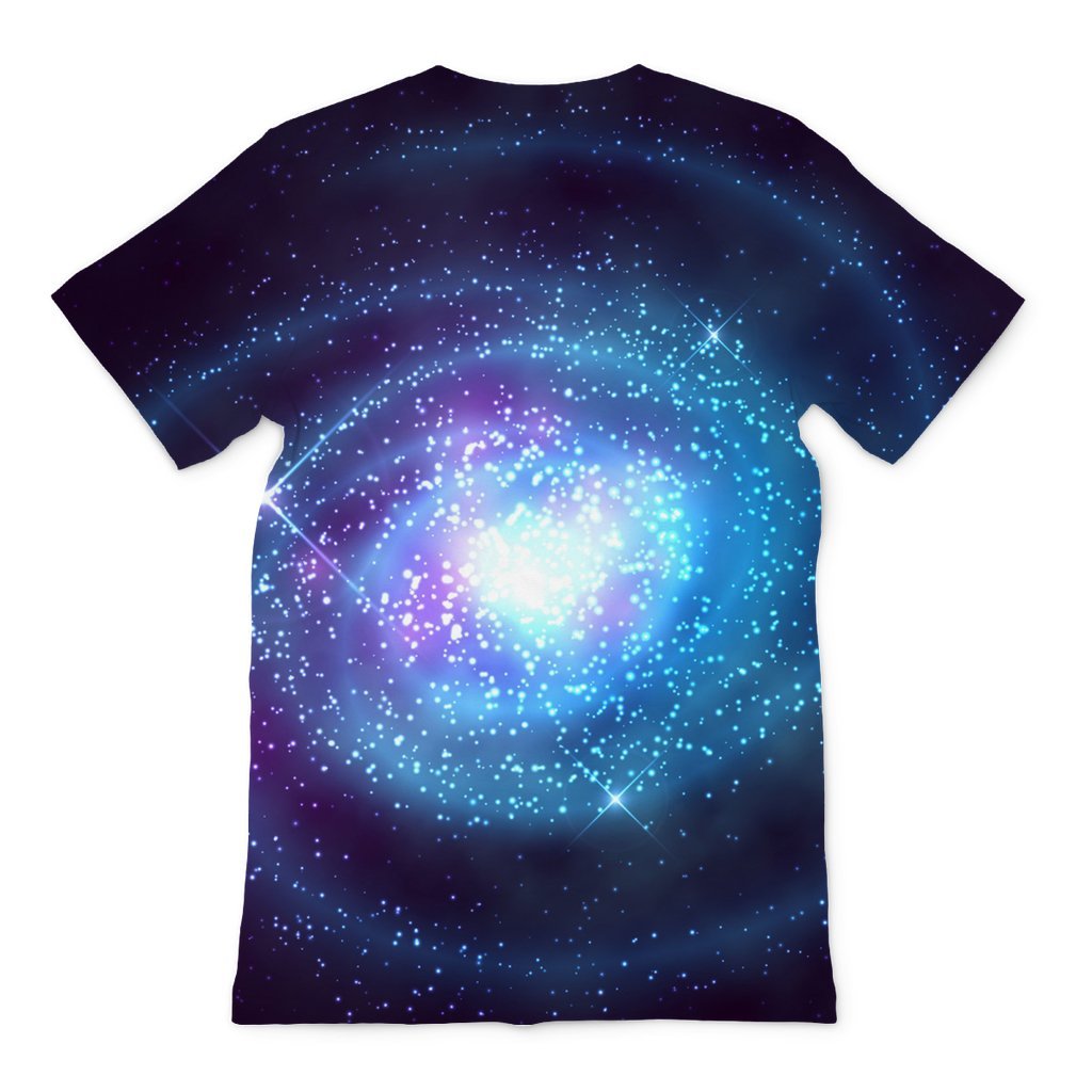 MISS CRIME SCENE "I COME IN PEACE" •ÈÀALL OVER PRINT T-SHIRT