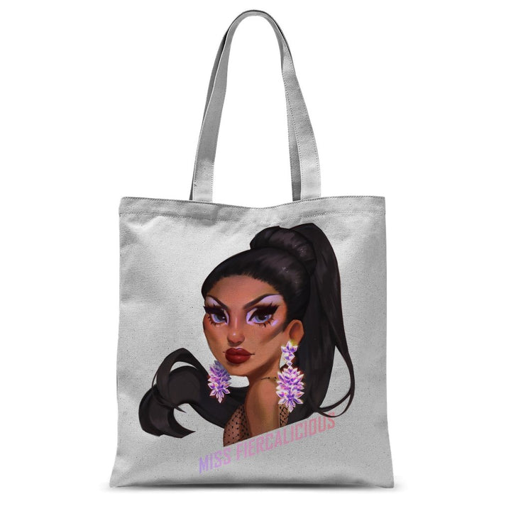 Miss Fiercalicious - Portrait Tote Bag - dragqueenmerch