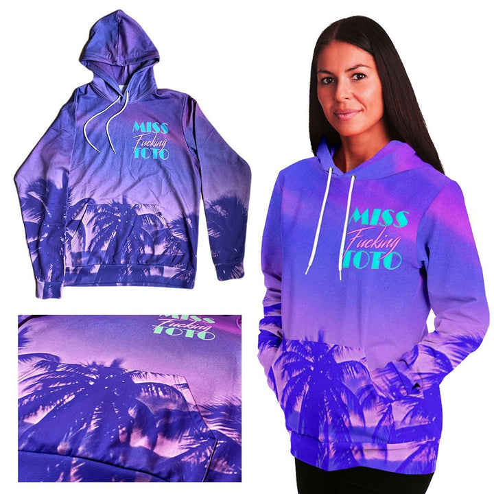 MISS TOTO ALL OVER HOODIE - dragqueenmerch