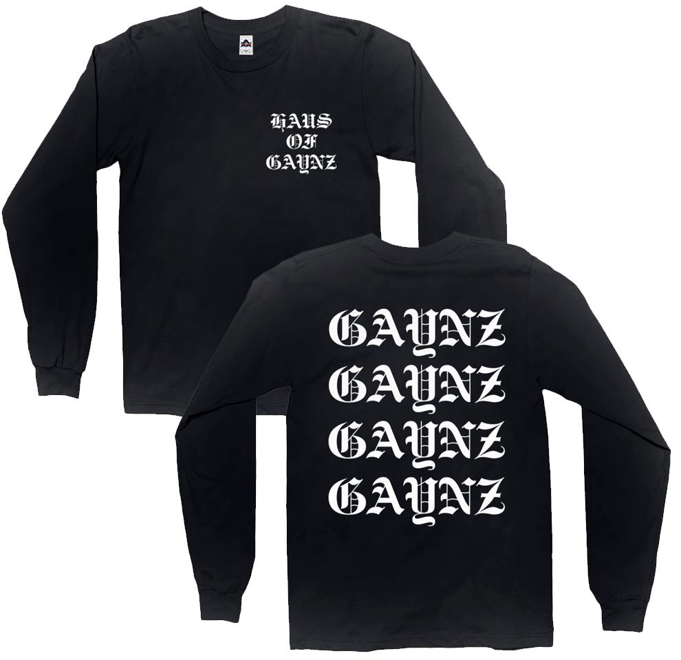 MISS TOTO "HAUS OF GAYNZ" v2 LONG SLEEVE T-SHIRT - dragqueenmerch