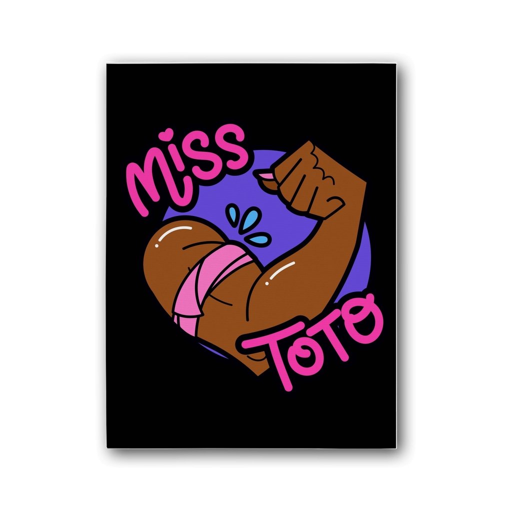 Miss Toto - Logo Canvas Print - dragqueenmerch