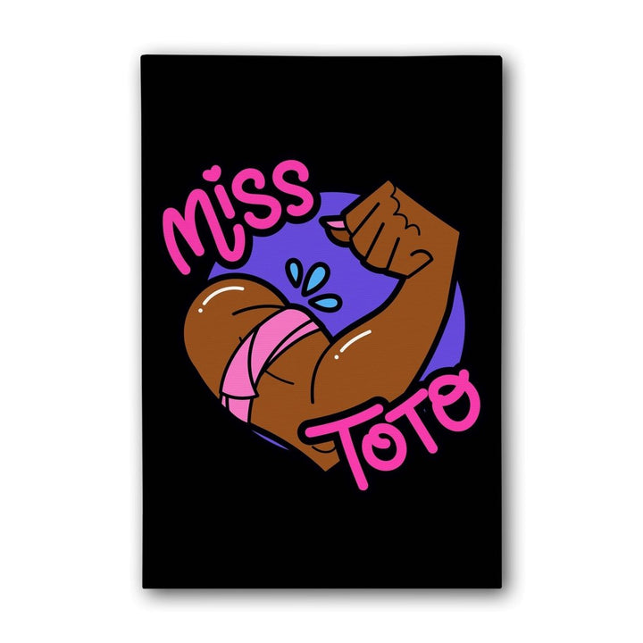 Miss Toto - Logo Canvas Print - dragqueenmerch