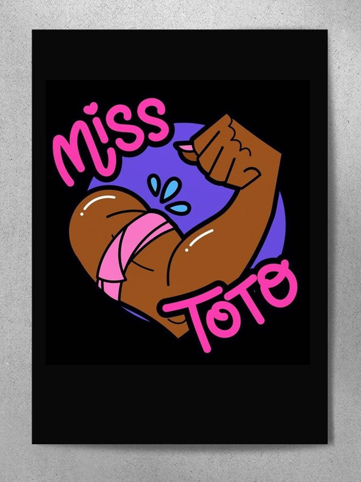Miss Toto - Logo Poster - dragqueenmerch