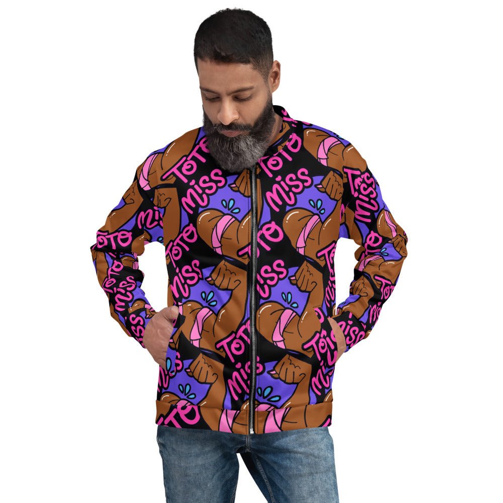 Miss Toto "Logo" Unisex Bomber Jacket - dragqueenmerch
