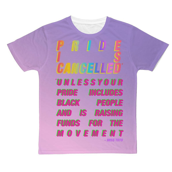 Miss Toto Pride Cancelled (Gradient) ALL OVER PRINT T-SHIRT