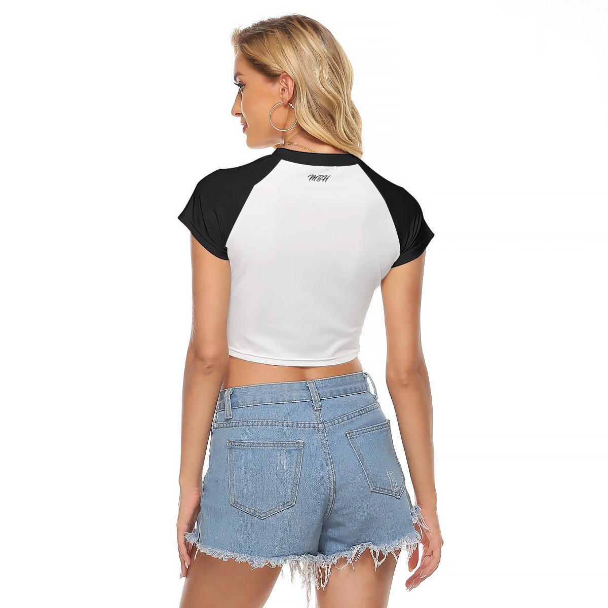 Monica Beverly Hillz - Not a Soul Can Clock. Baseball Crop T-Shirt - dragqueenmerch