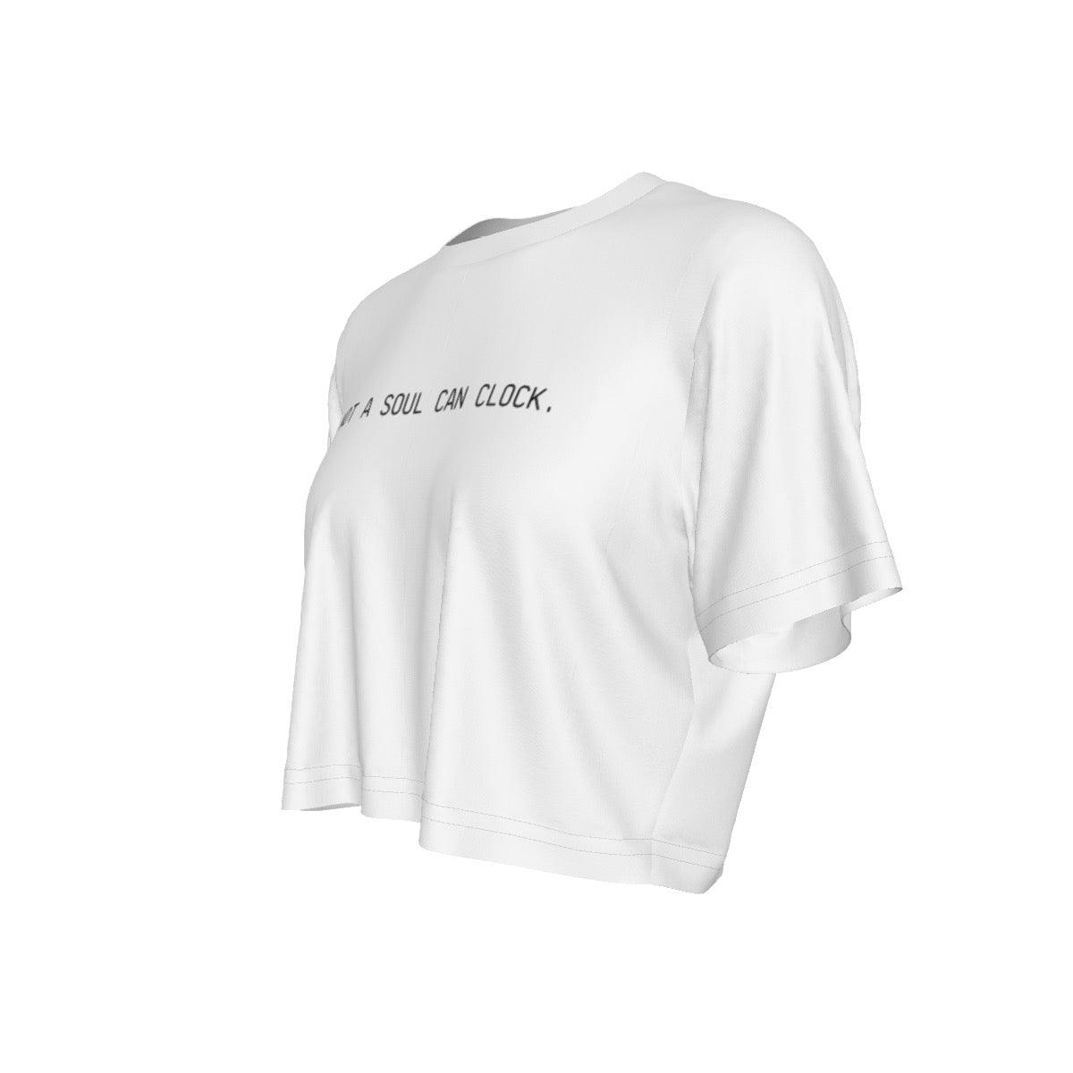 Monica Beverly Hillz - Not a Soul Can Clock. Cropped T-Shirt - dragqueenmerch