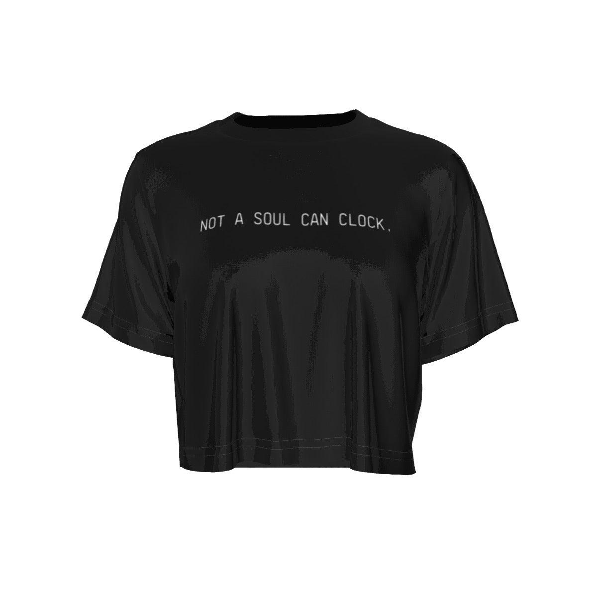 Monica Beverly Hillz - Not a Soul Can Clock. Cropped T-Shirt - dragqueenmerch