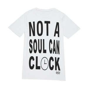 Monica Beverly Hillz - Not a Soul Can Clock. Jumbo Print T-Shirt