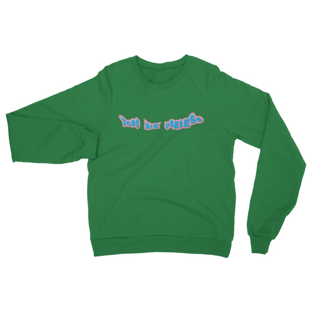 MOON BABY "TOPS ARE USELESS" SWEATSHIRT