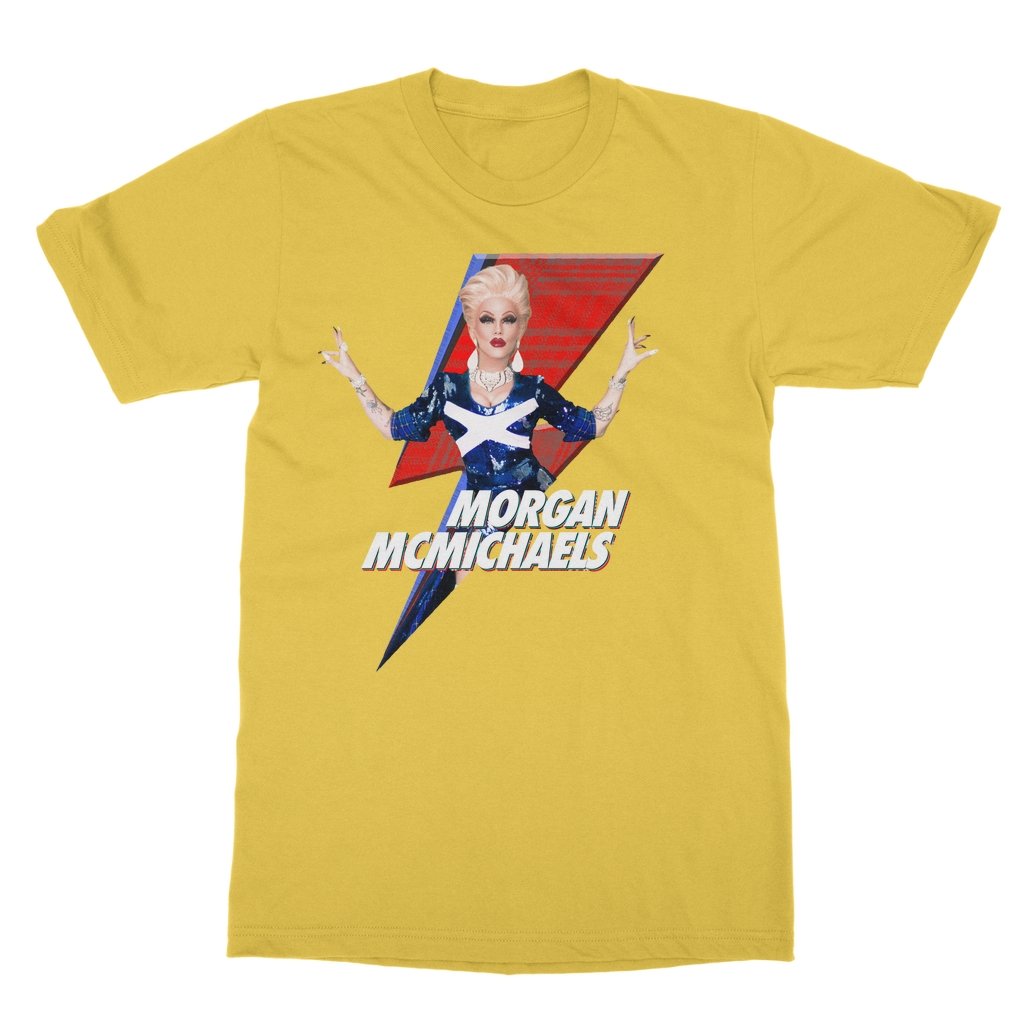 MORGAN MCMICHAELS TARTAN BOLT T-SHIRT