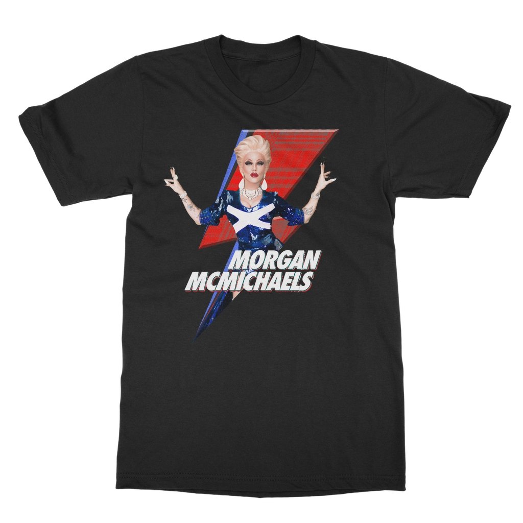 MORGAN MCMICHAELS TARTAN BOLT T-SHIRT