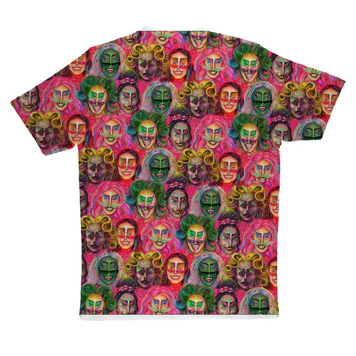 MORRA LISA ALL OVER PRINT T-SHIRT - dragqueenmerch
