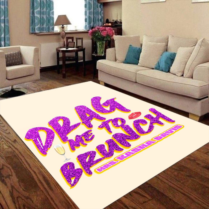 Mrs. Kasha Davis - Drag Me to Brunch - Foldable Rectangular Floor Mat - dragqueenmerch