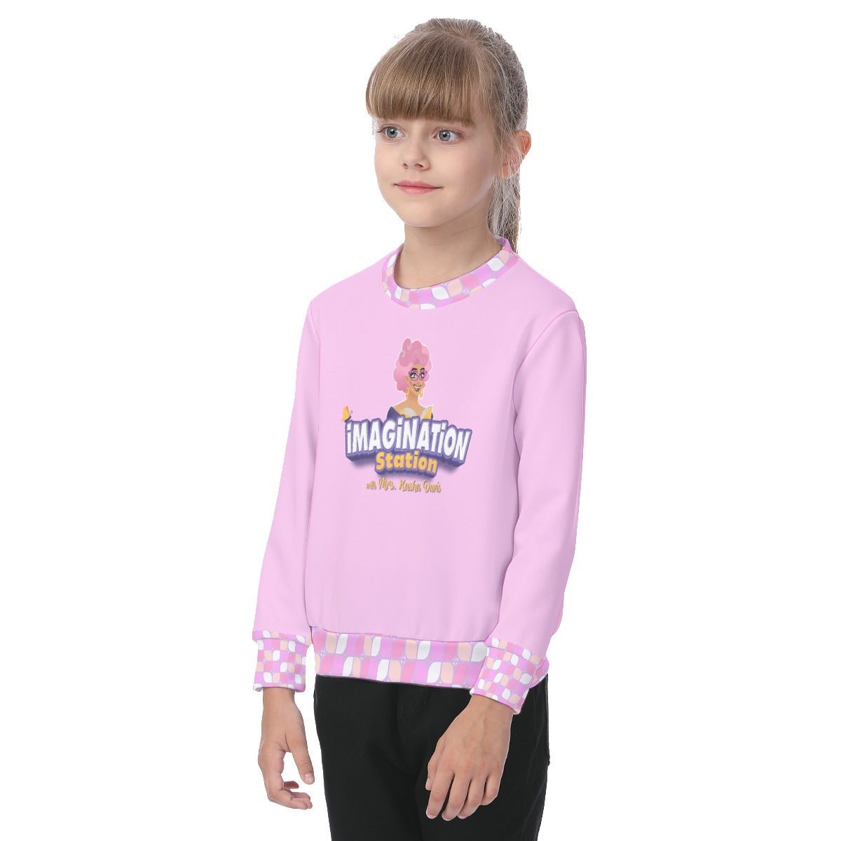 Mrs Kasha Davis - Imagination Station Kids Sweatshirt - dragqueenmerch
