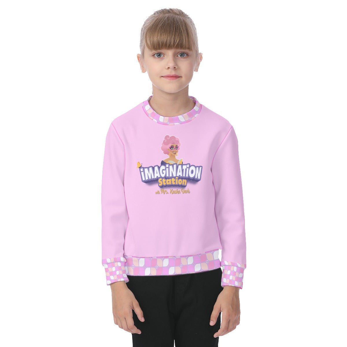 Mrs Kasha Davis - Imagination Station Kids Sweatshirt - dragqueenmerch