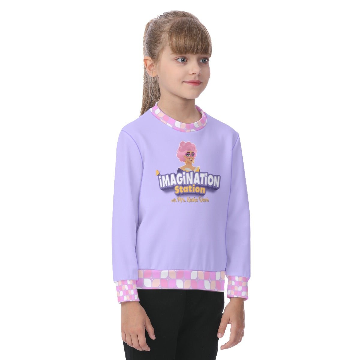Mrs Kasha Davis - Imagination Station Kids Sweatshirt - dragqueenmerch