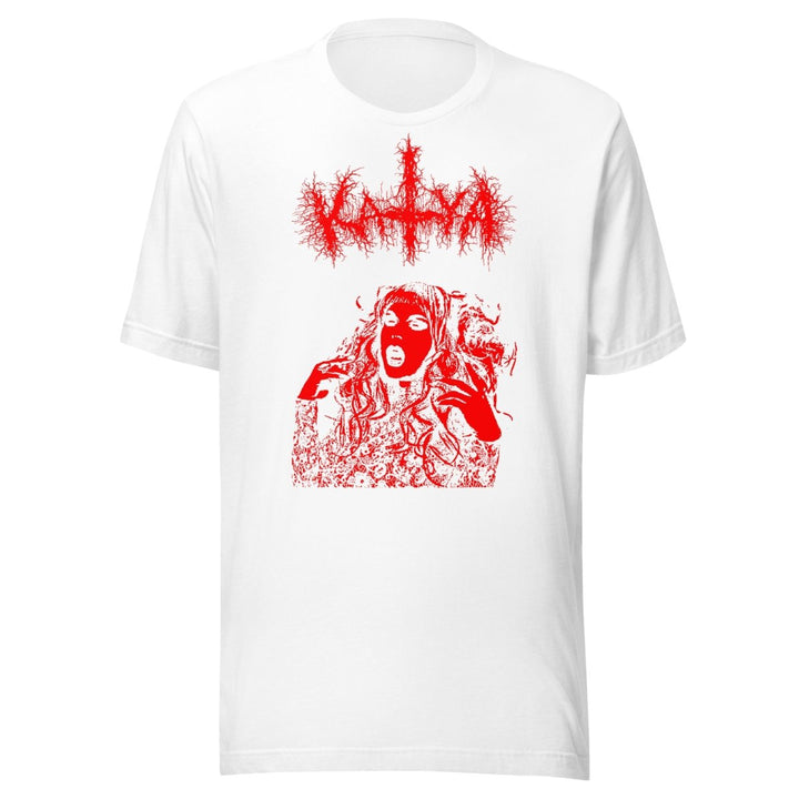 NEW COLOR! Katya Red Metal T-shirt - dragqueenmerch