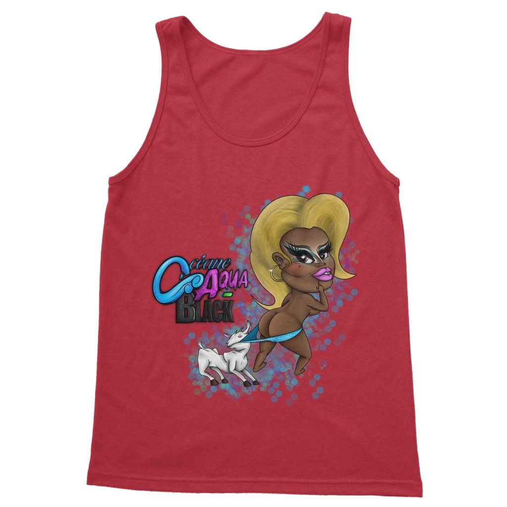 OCEANE AQUA-BLACK - COPPERTONE - TANK TOP - dragqueenmerch