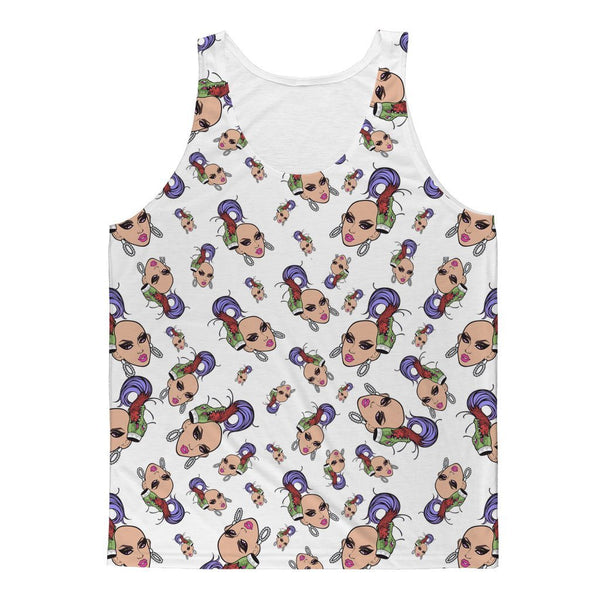 ONGINA "CHARACTER REPEAT PATTERN" ALL OVER PRINT TANK TOP