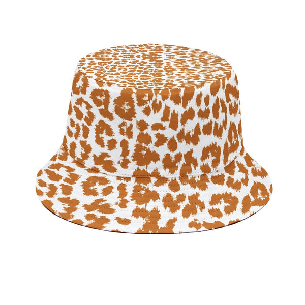 ORANGE LEOPARD BUCKET HAT - dragqueenmerch