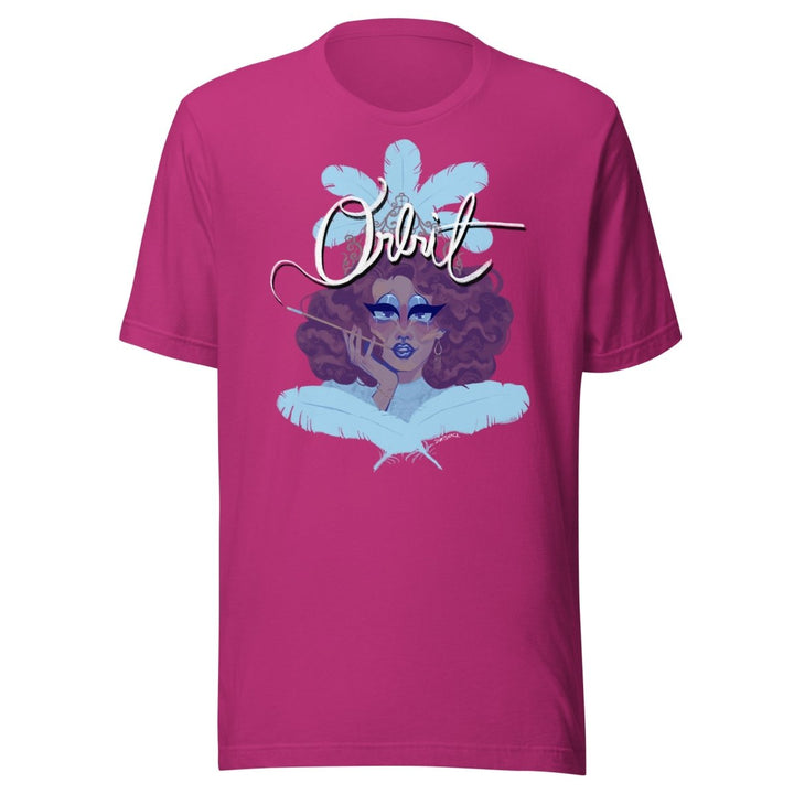 Orbit - Feathery Queen T-shirt - dragqueenmerch