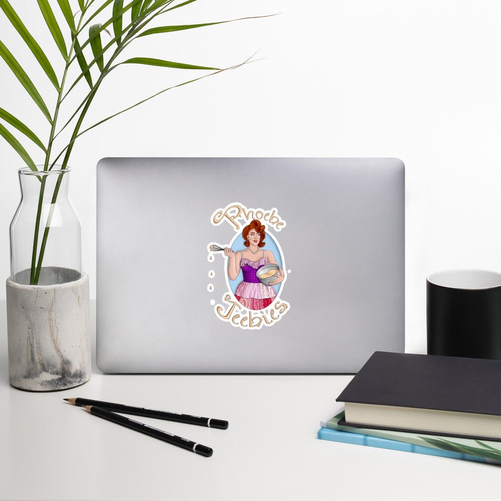 Phoebe Jeebies - Backed Bubble-free stickers - dragqueenmerch
