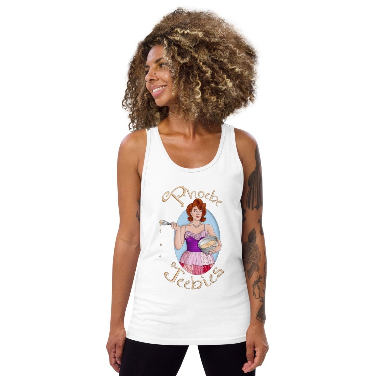 Phoebe Jeebies - Baked Unisex Tank Top - dragqueenmerch