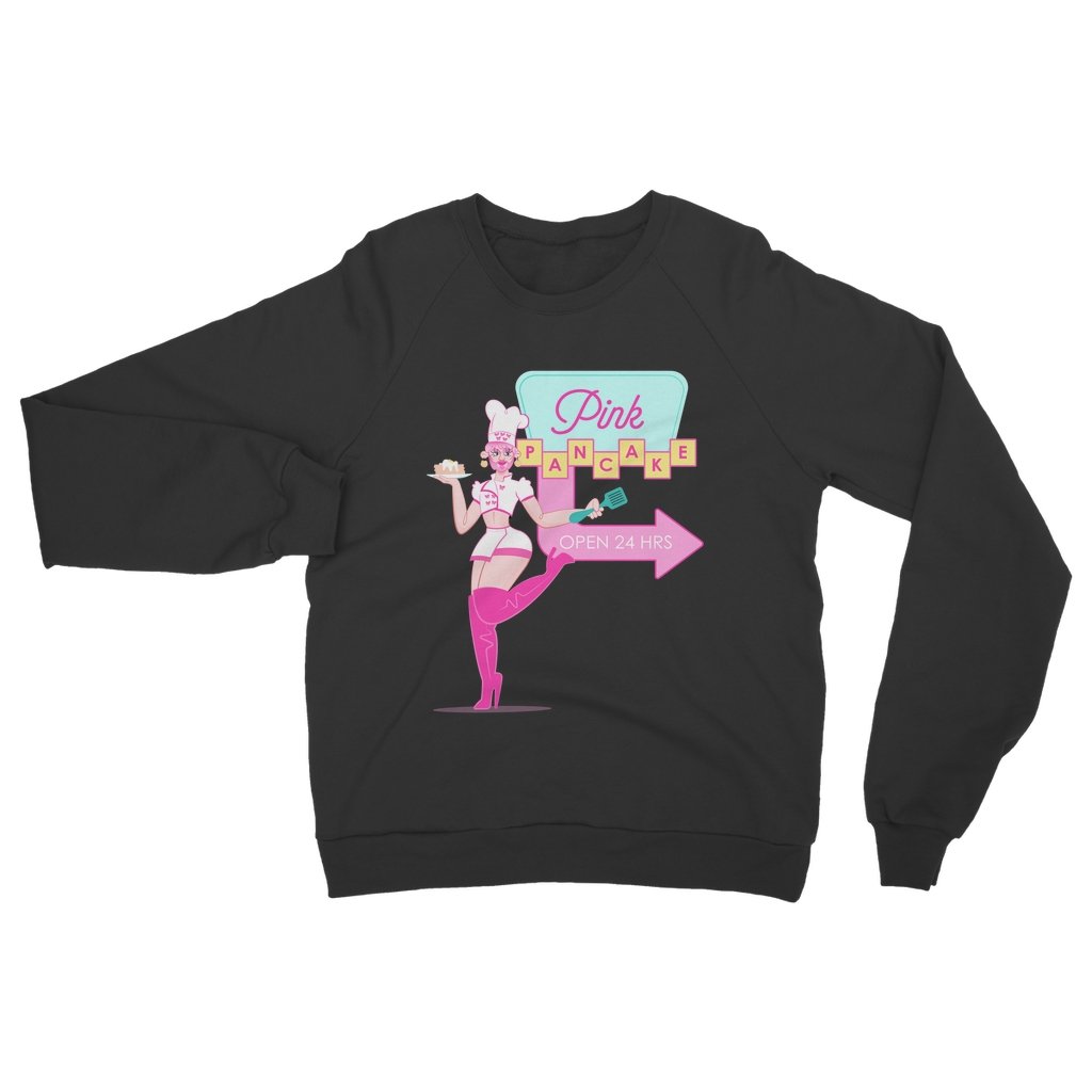 Pink Pancake - Open 24 Hours Sweatshirt - dragqueenmerch